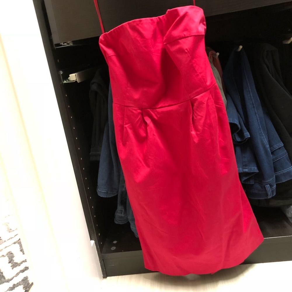 Express strapless dress